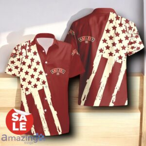 Baileys Irish Cream USA Flag Hawaiian Shirt & Shorts Combo For Men Women image Baileys Irish Cream USA Flag Hawaiian Shirt & Shorts Combo For Men Women Product Photo 2