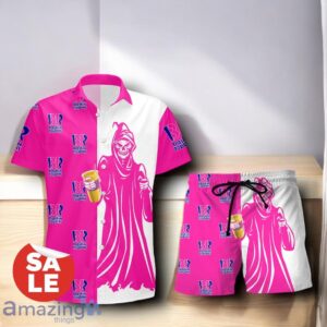 Baskin Robbins Death Halloween Hawaiian Shirt & Shorts Combo For Men Women Product Photo 1