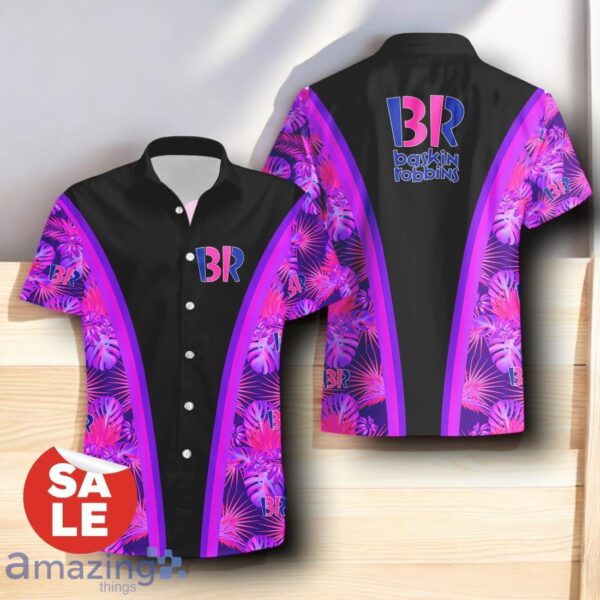 Baskin Robbins Hawaiian Shirt & Shorts Combo For Men Women Product Photo 2