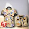 Baskin-Robbins Summer Seafood Hawaiian Shirt & Shorts Combo For Men Women