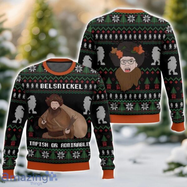 Belsnickel Impish Or Admirable The Office Ugly Christmas Sweater 3D All Printed Sweater Christmas Gift Product Photo 1