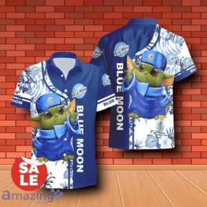 Blue Moon Beer Baby Yoda Hawaiian Shirt & Short Product Photo 2