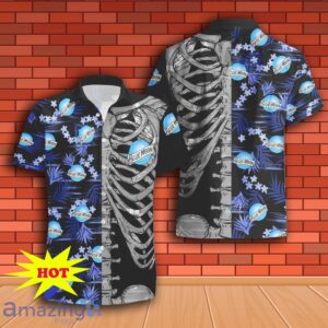 Blue Moon Button Skeleton Hawaiian Shirt And Short Gift Ideas For Men Women Product Photo 1