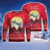 Boeing WC-135R WC135R Aircraft Moonlight Red Color Ugly Christmas Sweater Christmas Gift