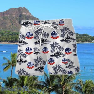 Bolton Wanderers Combo Hawaiian Shirt And amp; Short Best Gift For Men And Women Product Photo 2