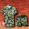 Bombay Sapphire Baby Yoda Tropical Flowery Hawaiian Shirt & Short