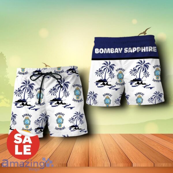 Bombay Sapphire Summer Beach Combo Trending Hawaiian Shirt & Shorts For Men Women Product Photo 2