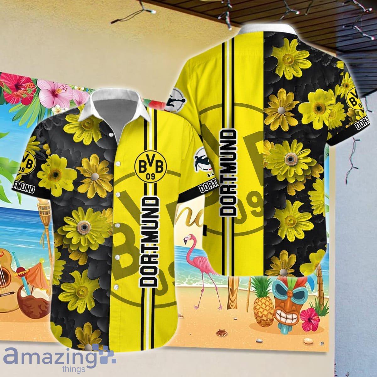Borussia Dortmund II Combo Hawaiian Shirt And Short Impressive Gift image Borussia Dortmund II Combo Hawaiian Shirt And Short Impressive Gift Product Photo 1