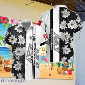 Borussia Monchengladbach Combo Hawaiian Shirt And Short Impressive Gift Product Photo 1