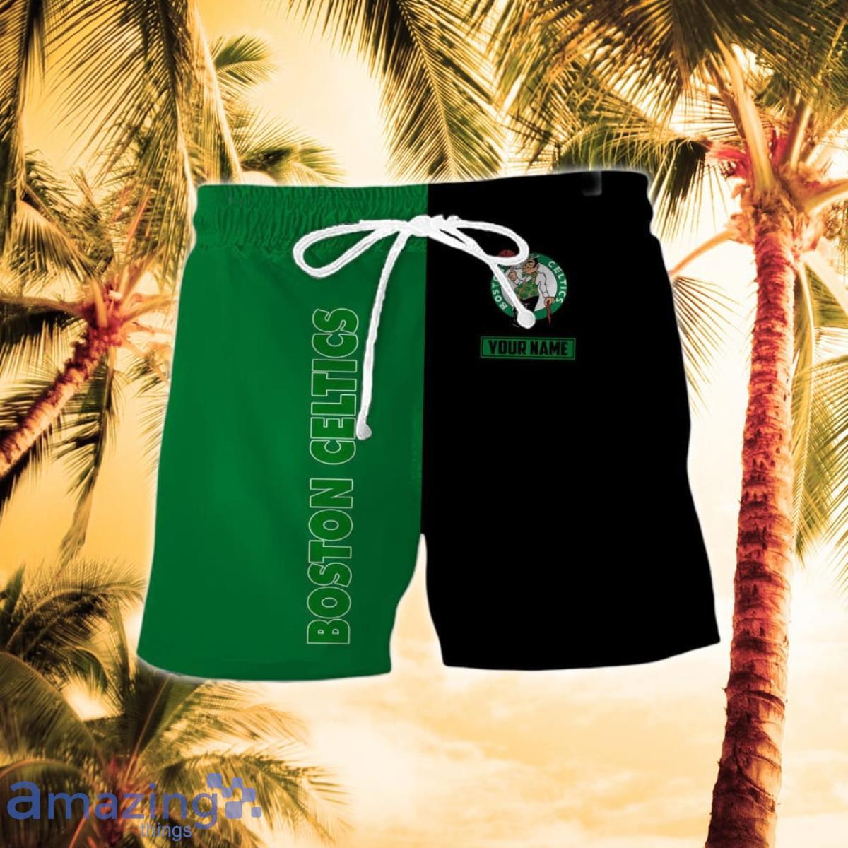 Boston Celtics Combo Hawaiian Shirt And Short Unique Gift image Boston Celtics Combo Hawaiian Shirt And Short Unique Gift Product Photo 2