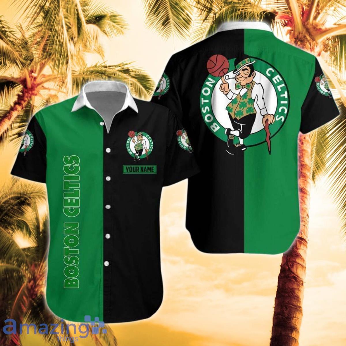 Boston Celtics Combo Hawaiian Shirt And Short Unique Gift image Boston Celtics Combo Hawaiian Shirt And Short Unique Gift Product Photo 1