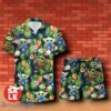 Bud Light Beer Baby Yoda Tropical Flowery Hawaiian Shirt & Short