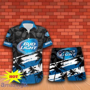 Bud Light Beer Hawaiian Shirt And Short Gift Ideas For Men Women Product Photo 2