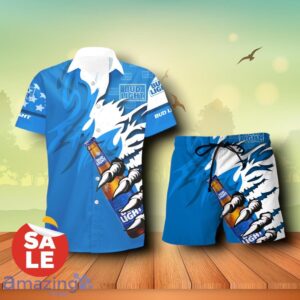 Bud Light Beer Monster Claw Combo Trending Hawaiian Shirt & Shorts For Men Women Product Photo 2