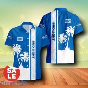 Bud Light Beer Palm Tree Summer Combo Trending Hawaiian Shirt & Shorts For Men Women Product Photo 2