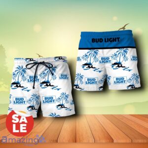 Bud Light Beer Summer Beach Combo Trending Hawaiian Shirt & Shorts For Men Women Product Photo 2