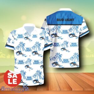 Bud Light Beer Summer Beach Combo Trending Hawaiian Shirt & Shorts For Men Women Product Photo 1