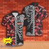 Budweiser Beer Button Skeleton Hawaiian Shirt And Short Gift Ideas For Men Women