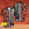 Burger King Button Skeleton Hawaiian Shirt And Short Gift Ideas For Men Women