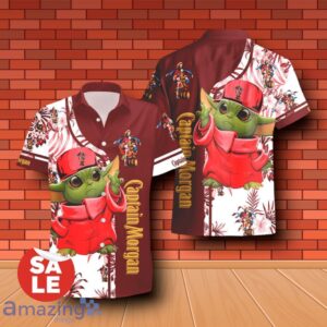 Captain Morgan Baby Yoda Hawaiian Shirt & Short Product Photo 2