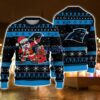 Carolina Panthers Santa Claus Dabbing Funny Ugly Christmas Sweater For Men And Women