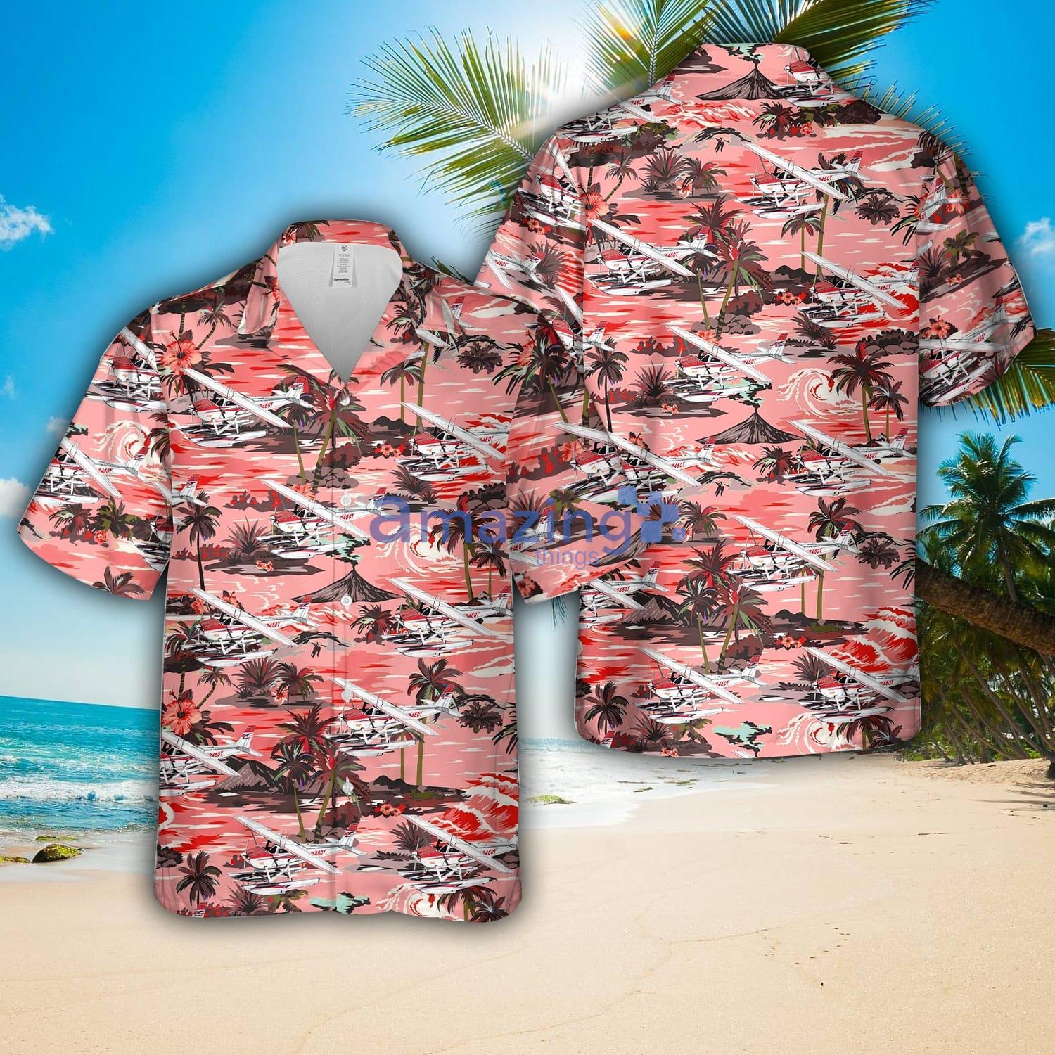 Cessna 182 Floatplane Hawaiian Shirt Summer Holiday Gift image Cessna 182 Floatplane Hawaiian Shirt Summer Holiday Gift Product Photo 1
