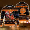 Clemson Tigers Santa Claus Dabbing Funny Ugly Christmas Sweater For Men And Women
