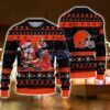 Cleveland Browns Santa Claus Dabbing Funny Ugly Christmas Sweater For Men And Women