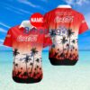 CocaCola Tropical Hawaiian Shirt Custom Name Trending Summer Limited Edition