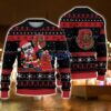 Cornell Big Red Santa Claus Dabbing Funny Ugly Christmas Sweater For Men And Women