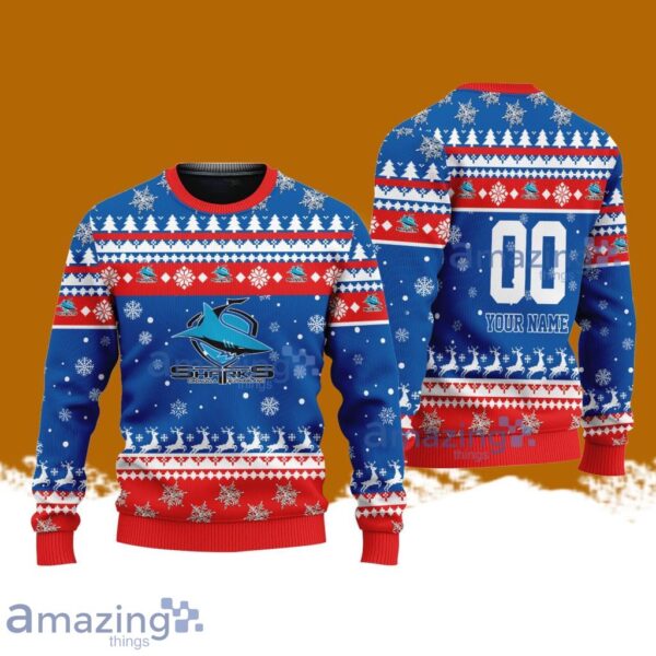 Cronulla-Sutherland Sharks Merry Christmas Ugly Sweater New Designs Gift For Fans Product Photo 1
