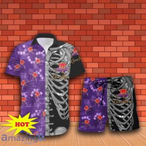 Crown Royal Button Skeleton, Scale Hawaiian Shirt And Short Gift Ideas For Men Women image Crown Royal Button Skeleton, Scale Hawaiian Shirt And Short Gift Ideas For Men Women Product Photo 2