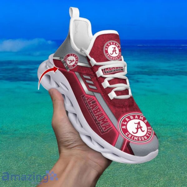Custom Name NCAA Alabama Crimson Tide Sneaker Max Soul Shoes Soulful Stride For Men And Women Product Photo 1