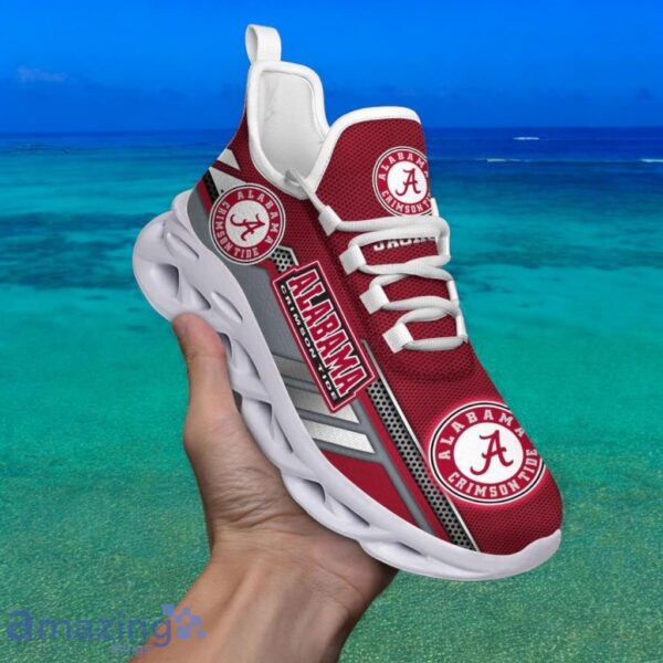 Custom Name NCAA Alabama Crimson Tide Sneaker Max Soul Shoes Stride Stylishly For Men And Women Product Photo 1