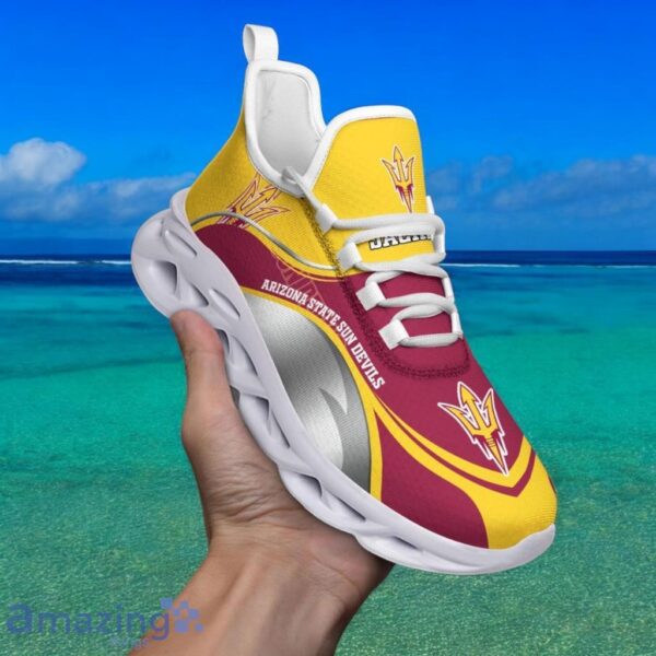 Custom Name NCAA Arizona State Sun Devils Sneaker Max Soul Shoes Comfortable For Every Occasion For Men And Women Product Photo 1