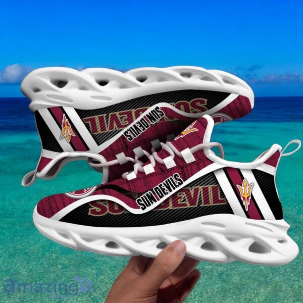 Custom Name NCAA Arizona State Sun Devils Sneaker Max Soul Shoes Sole Elegance Walk For Men And Women Product Photo 1