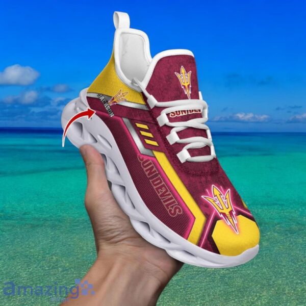 Custom Name NCAA Arizona State Sun Devils Sneaker Max Soul Shoes Soulful Steps For Men And Women Product Photo 1