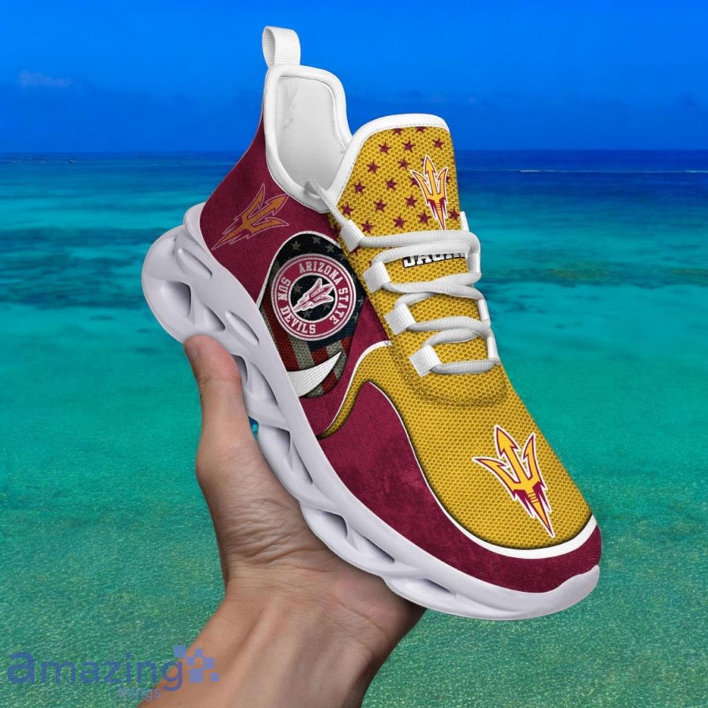 Custom Name NCAA Arizona State Sun Devils Sneaker Max Soul Shoes Stride Glamorous Soul For Men And Women image Custom Name NCAA Arizona State Sun Devils Sneaker Max Soul Shoes Stride Glamorous Soul For Men And Women Product Photo 1