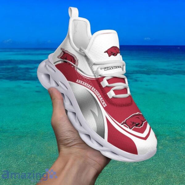 Custom Name NCAA Arkansas Razorbacks Sneaker Max Soul Shoes Comfortable For Every Occasion For Men And Women Product Photo 1