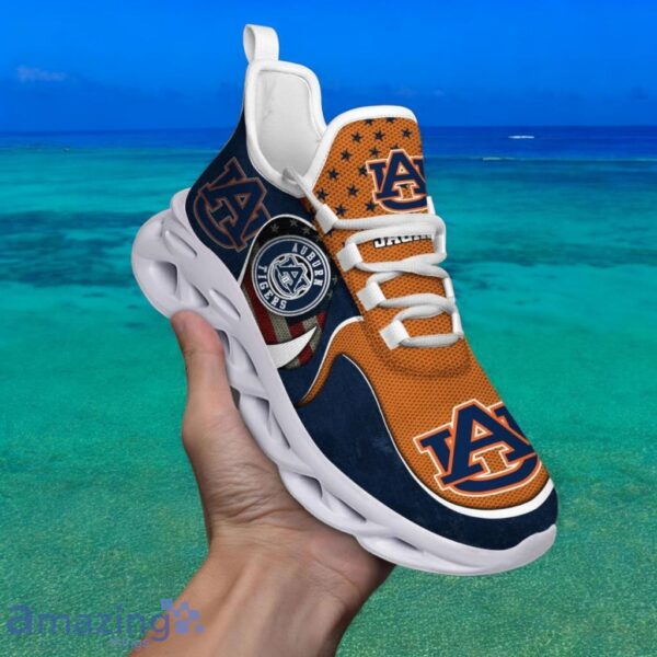 Custom Name NCAA Auburn Tigers Sneaker Max Soul Shoes Sole Bliss For Men And Women Product Photo 1