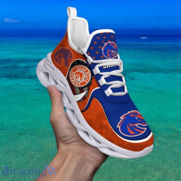 Custom Name NCAA Boise State Broncos Sneaker Max Soul Shoes Sole Bliss For Men And Women Product Photo 1