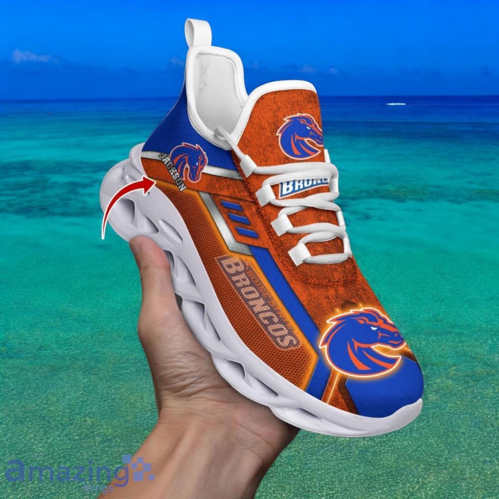 Custom Name NCAA Boise State Broncos Sneaker Max Soul Shoes Soulful Stride For Men And Women image Custom Name NCAA Boise State Broncos Sneaker Max Soul Shoes Soulful Stride For Men And Women Product Photo 1