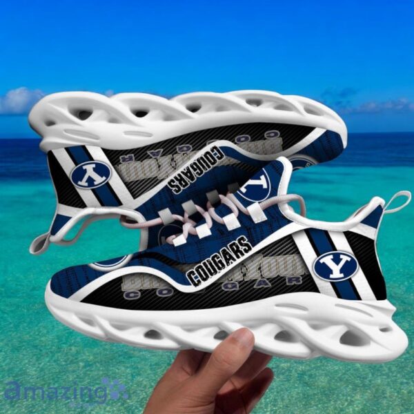 Custom Name NCAA Byu Cougars Sneaker Max Soul Shoes Stride Glamour For Men And Women Product Photo 1