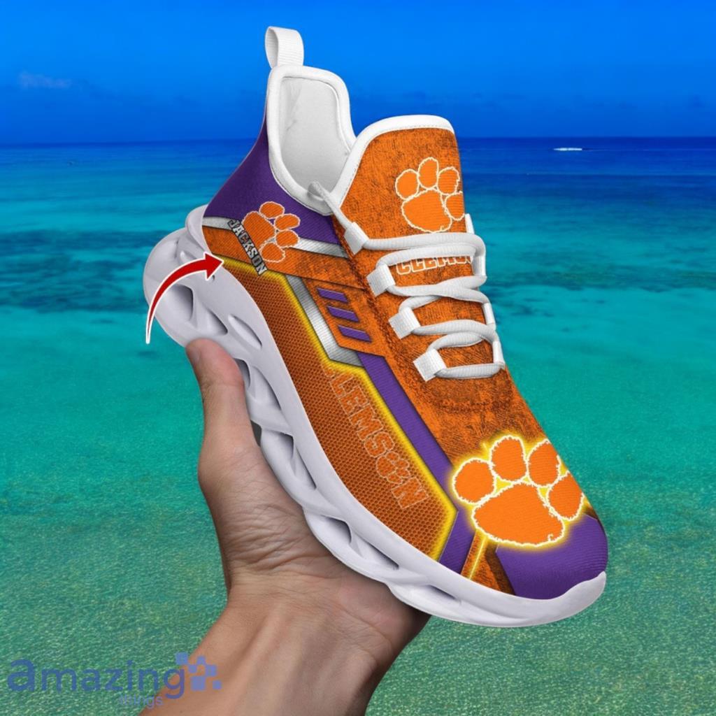 Custom Name NCAA Clemson Tigers Sneaker Max Soul Shoes Soulful Stride For Men And Women image Custom Name NCAA Clemson Tigers Sneaker Max Soul Shoes Soulful Stride For Men And Women Product Photo 1