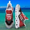 Custom Name NCAA Cornell Big Red Sneaker Max Soul Shoes Kick Bliss Parade For Men And Women