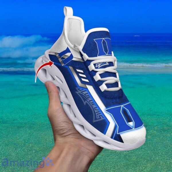Custom Name NCAA Duke Blue Devils Sneaker Max Soul Shoes Soulful Steps For Men And Women Product Photo 1