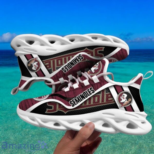 Custom Name NCAA Florida State Seminoles Sneaker Max Soul Shoes Sole Elegance Walk For Men And Women Product Photo 1