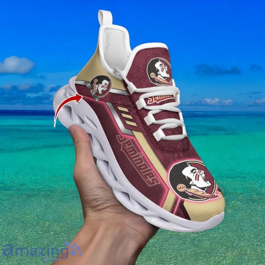 Custom Name NCAA Florida State Seminoles Sneaker Max Soul Shoes Soulful Steps For Men And Women image Custom Name NCAA Florida State Seminoles Sneaker Max Soul Shoes Soulful Steps For Men And Women Product Photo 1