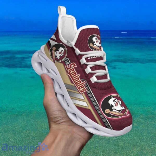 Custom Name NCAA Florida State Seminoles Sneaker Max Soul Shoes Stride Chic Blissful Parade For Men And Women Product Photo 1