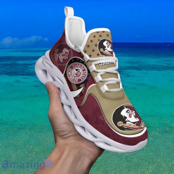 Custom Name NCAA Florida State Seminoles Sneaker Max Soul Shoes Stride Glamorous Soul For Men And Women Product Photo 1